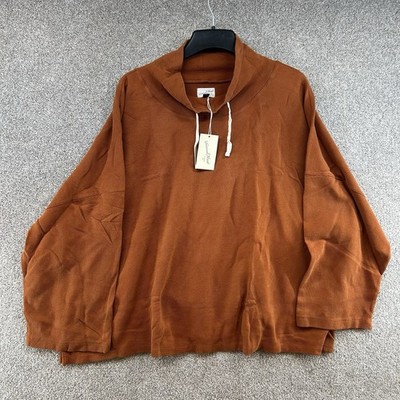 NWT Universal Thread Women's Sweater Size 4X Rust Knit Cowl Neck Tunic Top