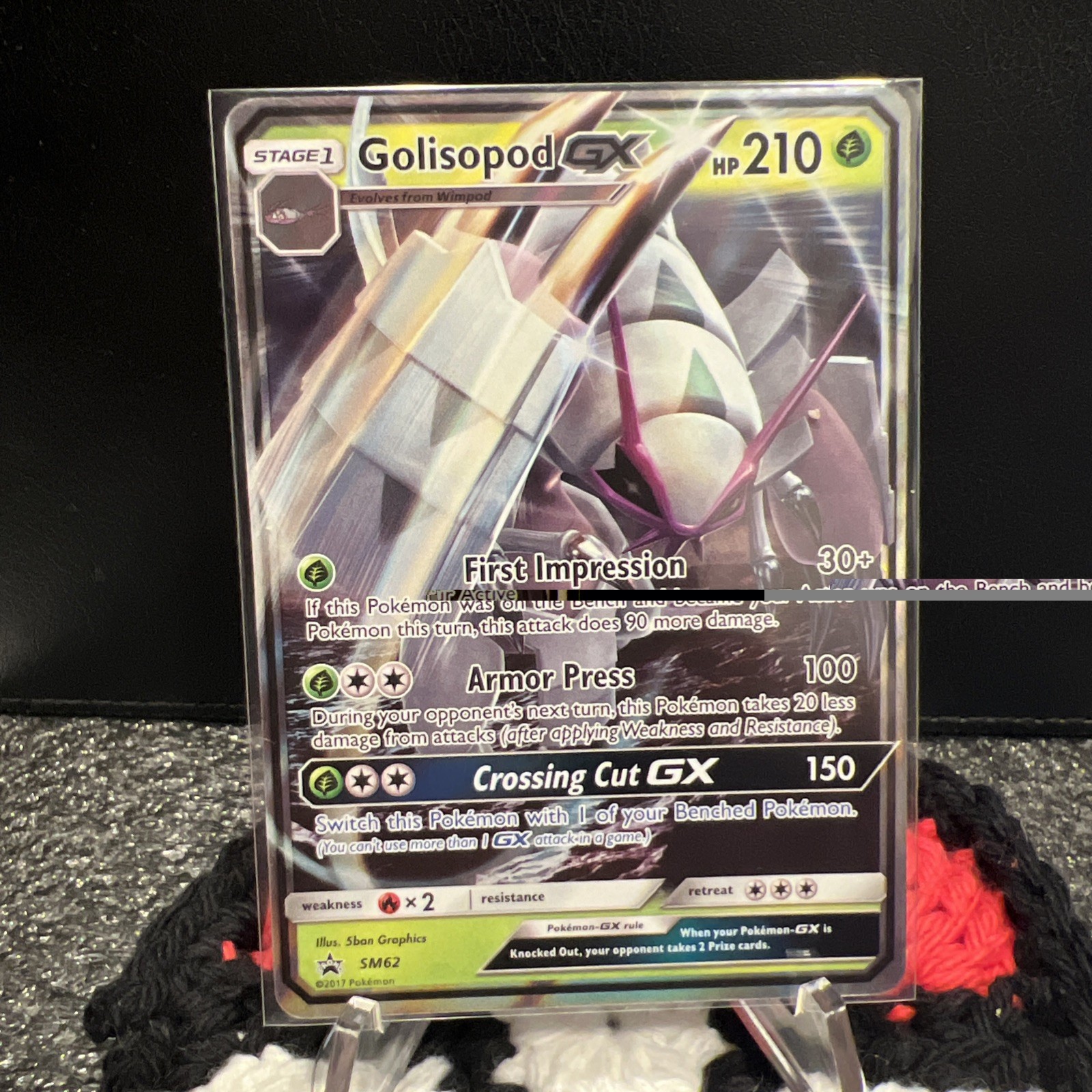 Golisopod GX SM62 Sun & Moon Holo NM