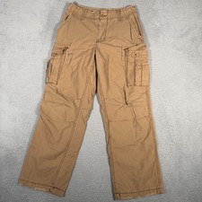 Aeropostale Pants Mens 30x30 Tan Brown Cargo Baggy Street Y2K Utility Straight