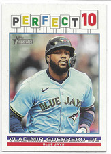 2025 TOPPS HERITAGE PERFECT 10 #P10-11 VLADIMIR GUERRERO JR - TORONTO BLUE JAYS