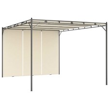 Gazebo da Giardino Tenda Laterale 4x3x2,25m/3x3x2.25m Crema/Antracite vidaXL