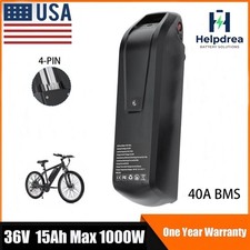 Hailong 36V 15Ah Ebike Battery for Electric Bike Motor Lithium Battery 40A BMS