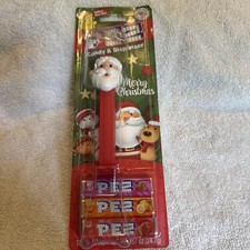 Pez Dispenser with Candy Santa Claus Merry Ch...