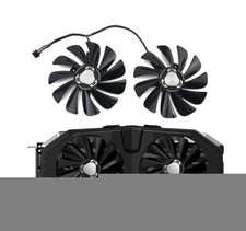 Pair Fans Cooling Fans For XFX Radeon RX 5600 5700 XT RAW II FDC10U12S9-C