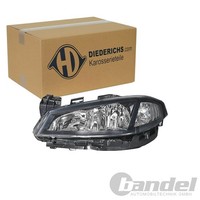 Diederichs Halogen Scheinwerfer Chrom/Schwarz Links FüR Renault Laguna | 4473183