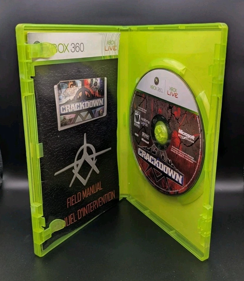 Crackdown (Microsoft Xbox 360 Game) Tested & Complete W/Manual, Minor Scratches - Image 4 of 4