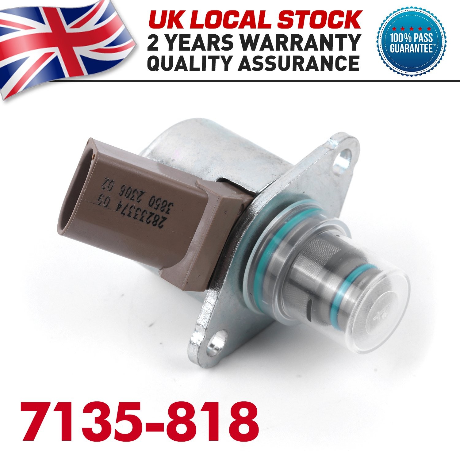 For Audi A1 (8X1, 8XK) 1.4 TDI 14-18 FUEL PUMP PRESSURE REGULATOR CONTROL VALVE