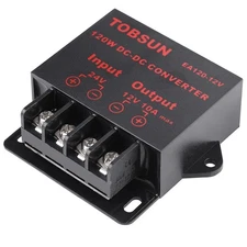 DC 24V to DC 12V 10A 120W Step Down Buck Converter Voltage Regulator Reducer ...