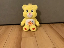 Care Bears Superstar Bear 13”Plush Yellow Stuffed Animal 2022 Basic Fun Toy