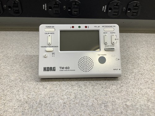 Korg TM‑60 Combo Tuner Metronome – Tested & Working – Accurate Tuning & Tempo