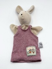 Moulin Roty Grand Family Sylvain Rabbit Hand Puppet Soft Touch Teddy Plush 25cm
