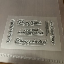 taylored expressions please be seated Clear Stamps Party Easter Spot Seating