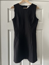 Reformation Fit & Flare Mini Dress Black Sleeveless Dress Sz Medium