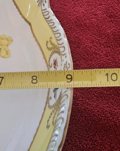 Chelsea House Oval Dish Painted Botanical Design, NOT FOR FOOD USE - Bild 12 von 15