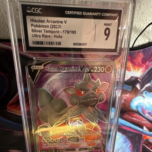 Hisuian Arcanine V graded CGC 9 for sale on eBay