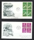 US FDC(6) 1947-1948 #950-955 Blocks of 4 Artmaster — photo 2