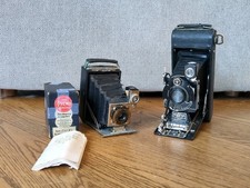 Vintage Kodak Premoette Jr. No. 1 Folding Camera 1913 Plus Kodak 1A Series III