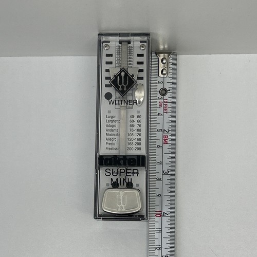 Vintage Wittner Taktell Super Mini Metronome 4" Made in W. Germany - Picture 14 of 15