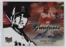 2006 Future Stars Clear Path to Greatness Signatures Kendrys Morales Auto g7g