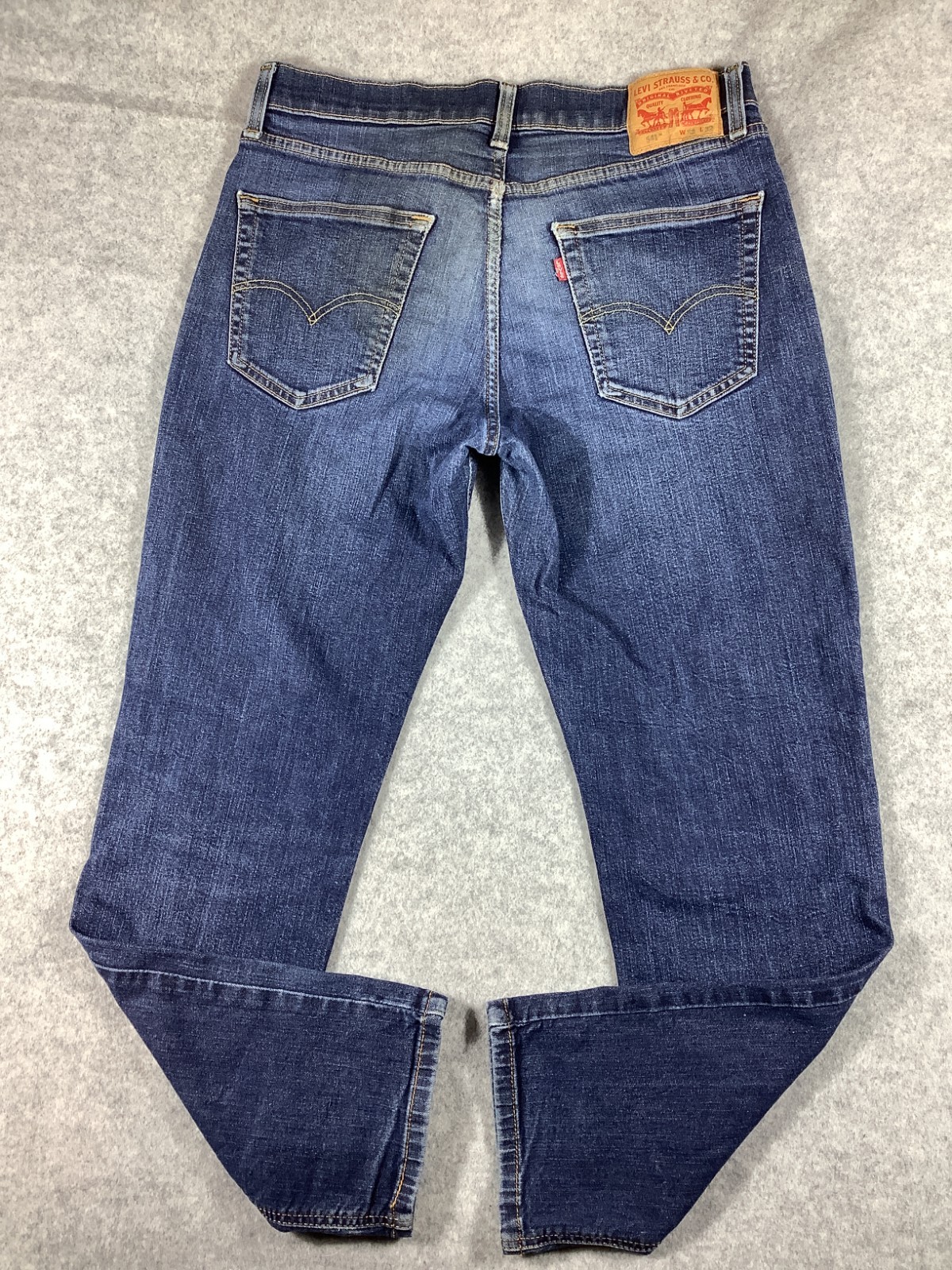 Lee Men's 34 Waist Jeans Straight Leg Blue 487 image 2