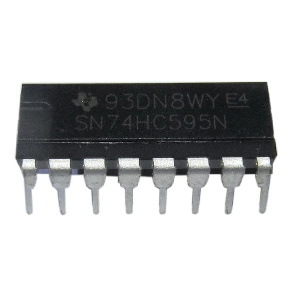 25pcs 74HC595N Registre 8 bits avec des registres de sortie à 3 états Dip-16 - Photo 4/4