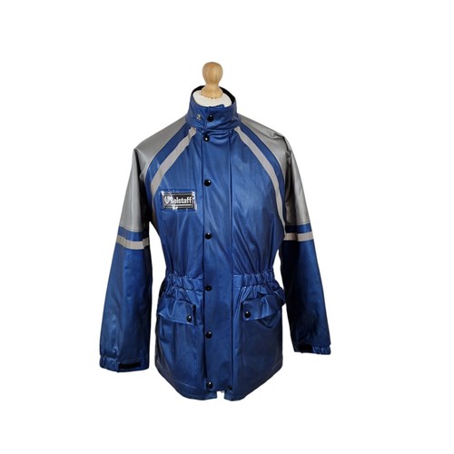 Belstaff, Belstaff Stormshield Motorradjacke Herren S-M 80s Vintage Reflective PVC