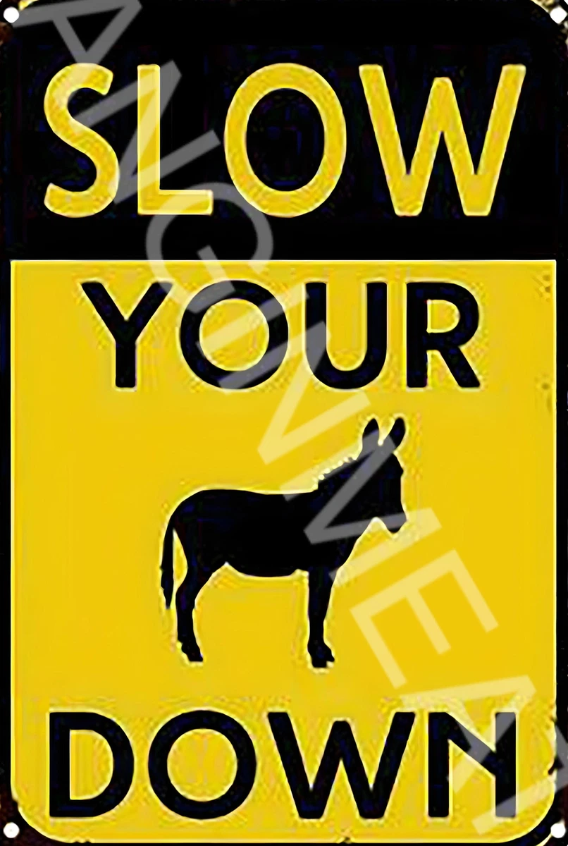 slow down sign products for sale | eBay