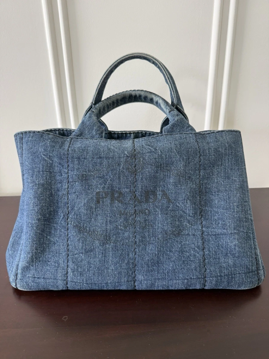 PRADA Canapa Denim Bags & Handbags for Women for sale | eBay