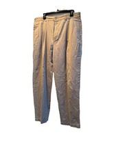 Polo Ralph Lauren Pants Mens 36x30 Beige Andrew Pant Chino Pleated Twill