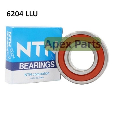 2PC NEW NTN 6204 LLU Deep Groove Ball Bearings 20x47x14mm  Fast shipment