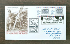Australia -50th Anniversary First Official Air Mail -Australia - UK  1931 - 1981