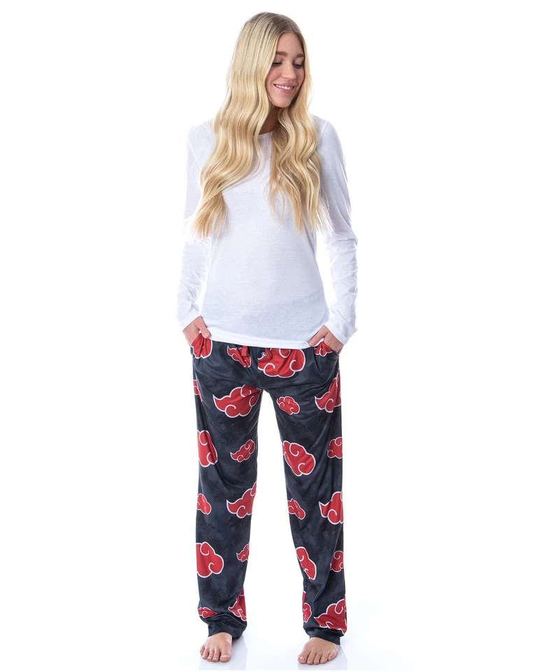 Мужские пижамные штаны для сна Naruto Shippuden Akatsuki Clouds - Изображение 4 из 4