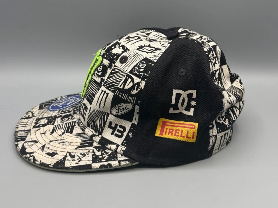 Ken Block #43 Monster Pirelli DC Ford Baseball Hat Cap size 7 - Bild 2 von 4