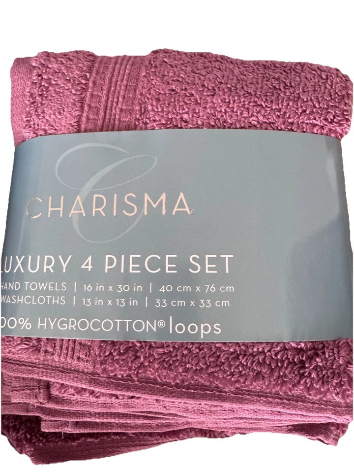 Juego de toallas Charisma 100 % higroalgodón 6 piezas, toallas de mano, toallas de baño nuevo Foto 2 de 4