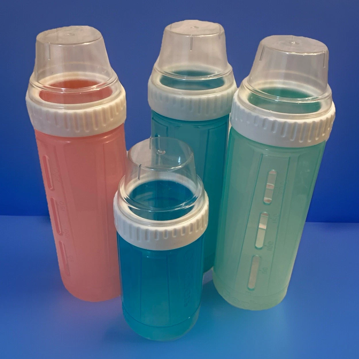 BUNDLE 4DISPOSABLE GERBER Nurser Baby Bottles DROP IN STYLE No Nipples FREESHIP