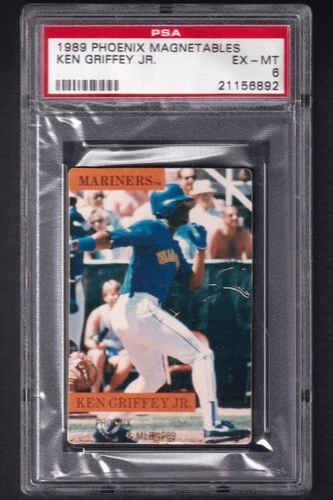 KEN GRIFFEY JR. 1989 Phoenix Magnetables Rookie Magnet PSA 6 EX-MT Rare HOF