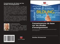 GüNther Dichatschek | Connaissances De Base Sur Les éTudes D'enseignement | Buch