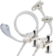 Croydex Freeway Secura Shower Head and Hose Attachment for Bath Taps - 1m Flexi