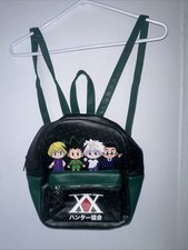 Hunter x Hunter Chibi Characters Mini Backpack Green Black Anime Bag
