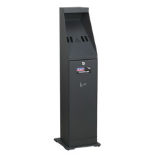 Sealey Cigarette Bin Ashtray Container Metal With Lock For Outdoor Smoking RCB07