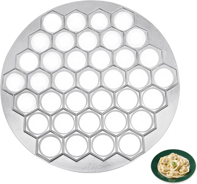 Pelmeni Makermit 37 Löchern, 2-In-1 Pelmeni Form, Dumpling Maker,Aluminium-Küche