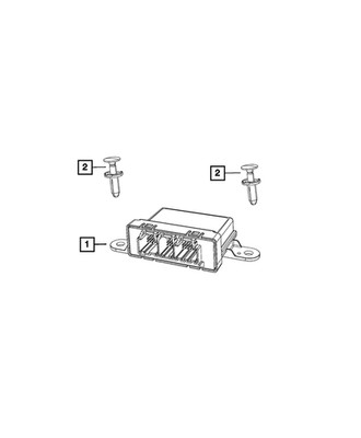 Genuine Mopar Parking Assist Module 68612020AE