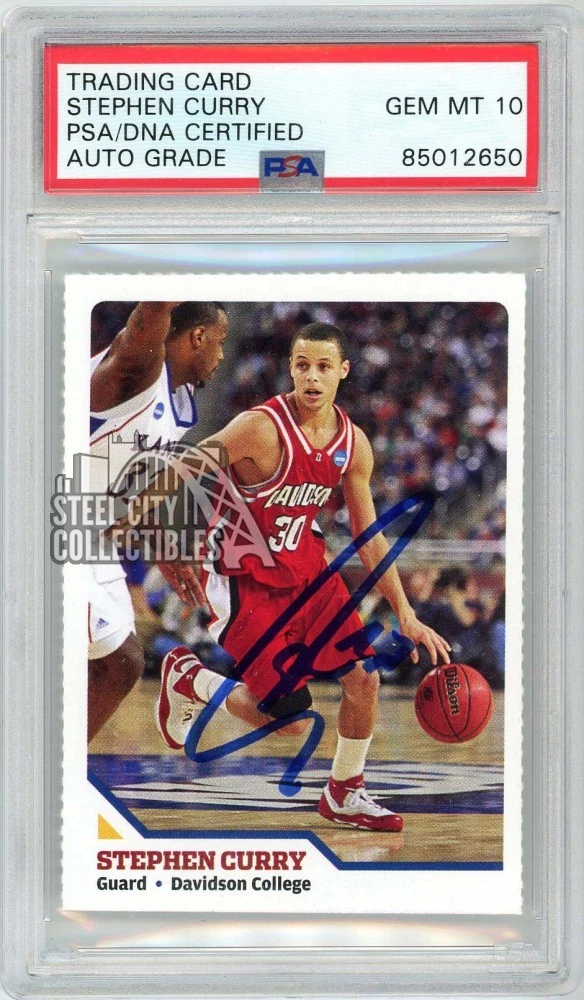 Stephen Curry Basketball Grade 10 Rookie Sports Trading Cards