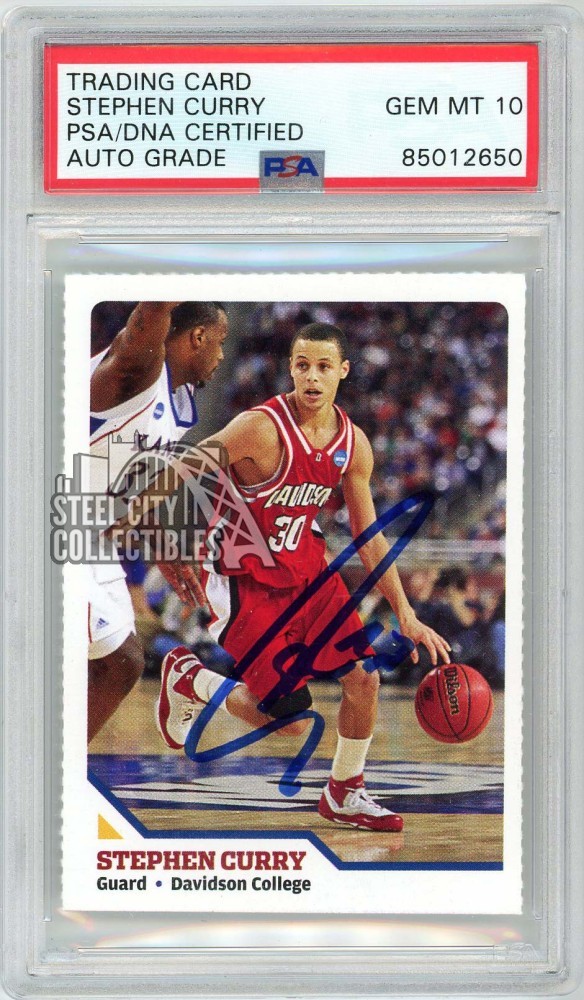 Stephen Curry 2008 Sports Illustrated Kids Autograph Rookie Card #304 PSA/DNA 10