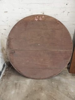 4'6" Diameter Mahogany Table Top (No Base)