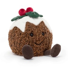 Jellycat. Authentic. Official Stockist. Amuseables Christmas Pudding. New. WT.