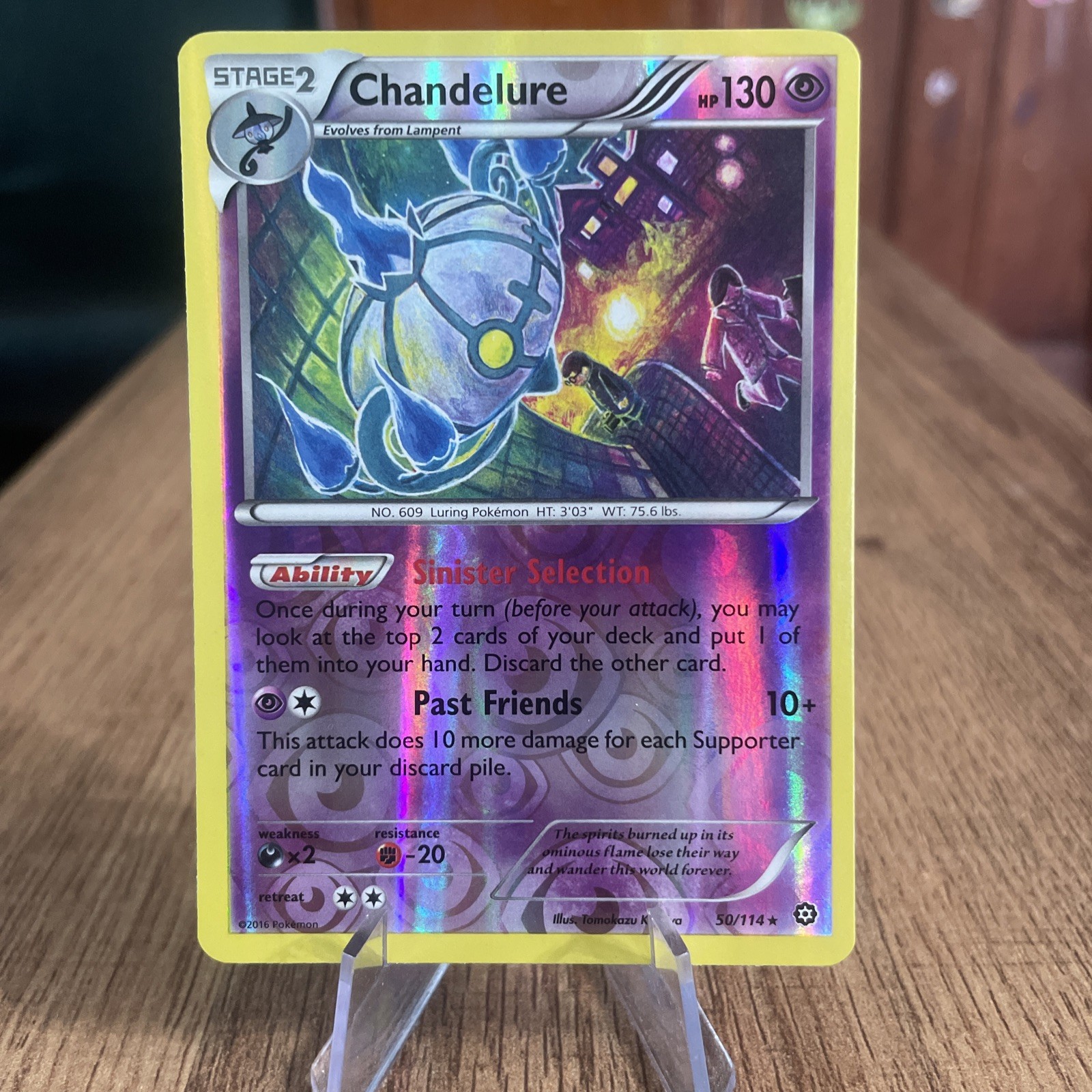 XY - Steam Siege #50/114 Chandelure reverse Holo LP