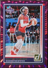 2025 Donruss WNBA - Purple Laser Basketball Aaliyah Edwards #16 NM