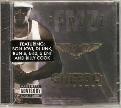 FAMOUZ - GHETTO PASSPORT (US IMPORT-HIP HOP) CD NEW/SEALED