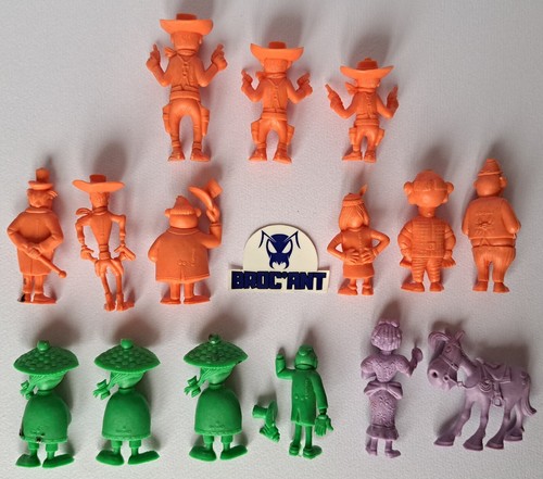 Lot de 15 anciennes figurines monochromes Lucky Luke - Imagen 2 de 2